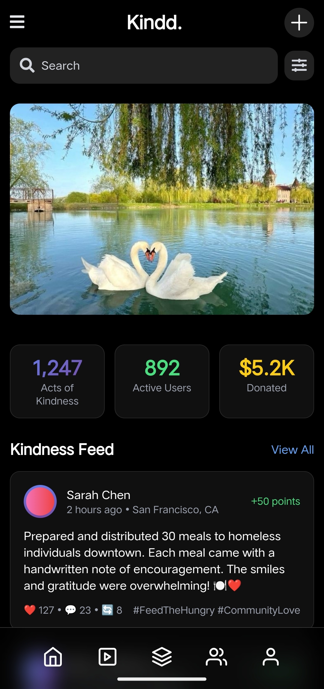 Kind Feed preview